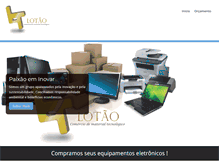 Tablet Screenshot of lotao.com.br